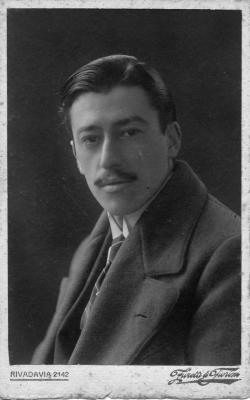 Benito Quinquela Martín en su adolescencia.