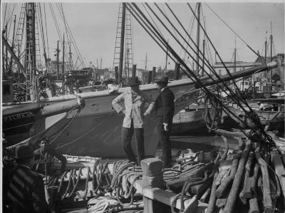 Quinquela y Bartolomé Batto 1934