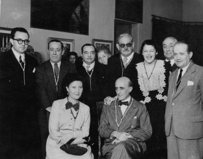 Larrañaga, Soiza Reilly, Corvalan, Samperio y Helguera 08-05-1949