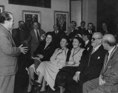 Larrañaga, Soiza Reilly, Corvalan, Samperio Huelgera y Quinquela 05-05-1949