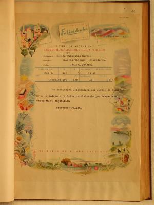 Mi exposición en Witcomb 1953