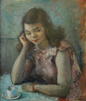 Mujer de café