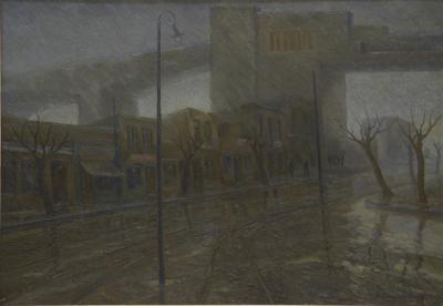 Día de lluvia (La Boca)