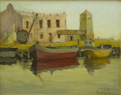 Viejo elevador de Barracas