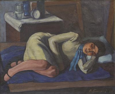 Mujer dormida